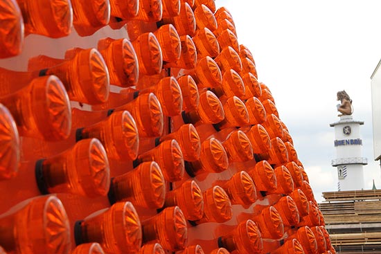 AUfbau Oktoberfest 21.08.2019